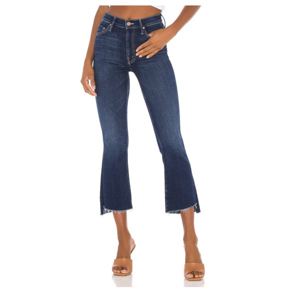 MOTHERThe Insider Crop Step Fray Bootcut Jeans (Home Movies) Size 26 NWT